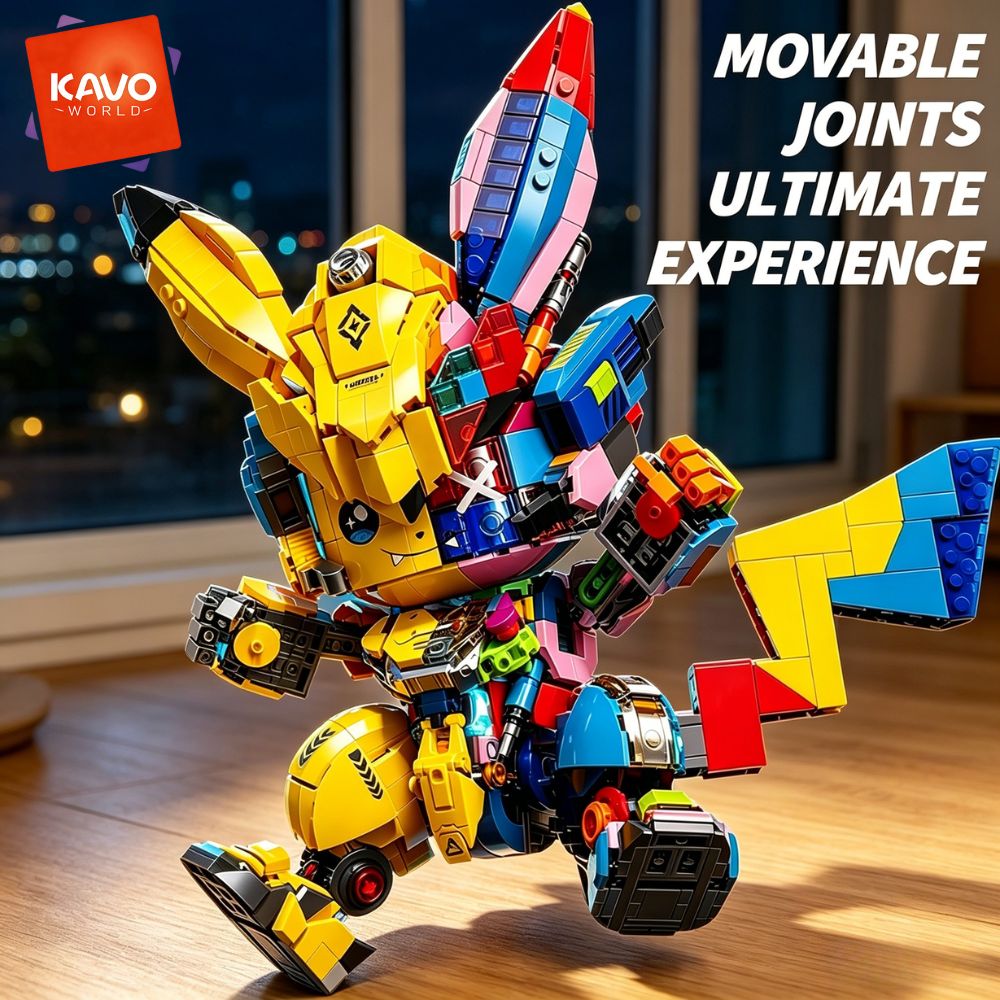 Desk Setup Small Room - KAVOWORLD 1505PCS Kit de construction de