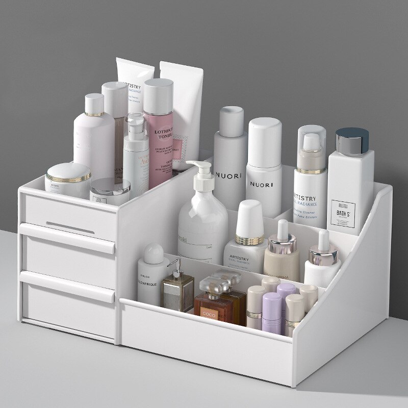 Desk Setup Shelves - 1 boîte de rangement pour maquillage