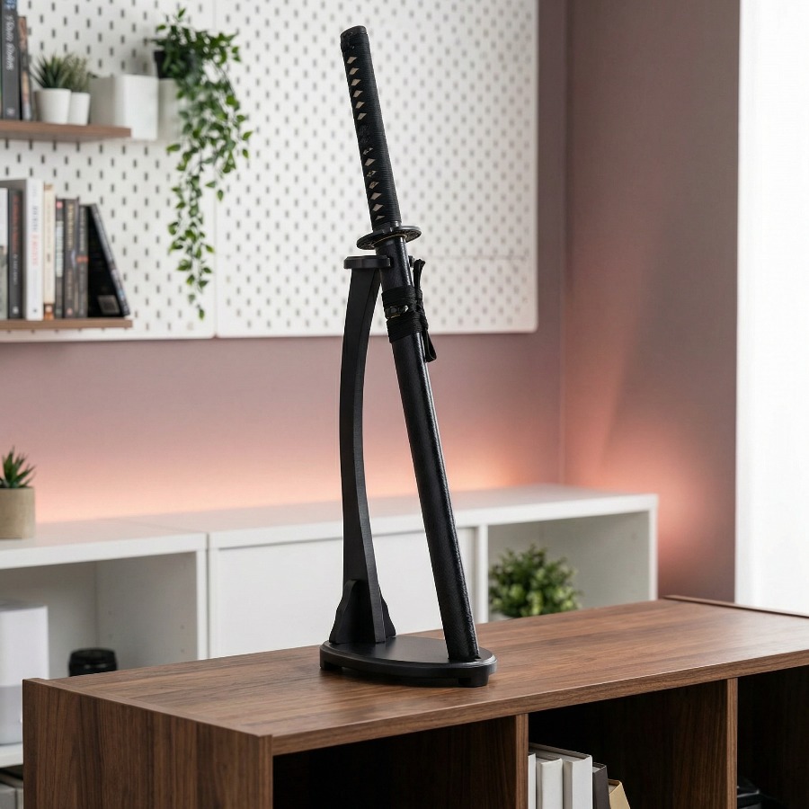 Desk Setup Shelves - Support vertical pour katana, étagère de