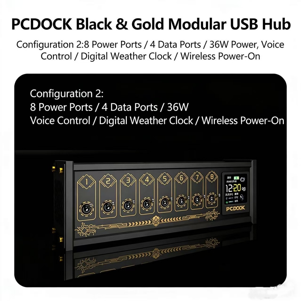 Desk Setup With Laptop - Bloc d'alimentation USB de bureau PCDOCK