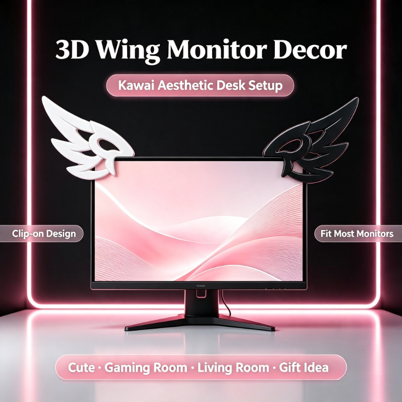 Décoration d'écran d'ordinateu - Desk Setup No Computer avis et prix