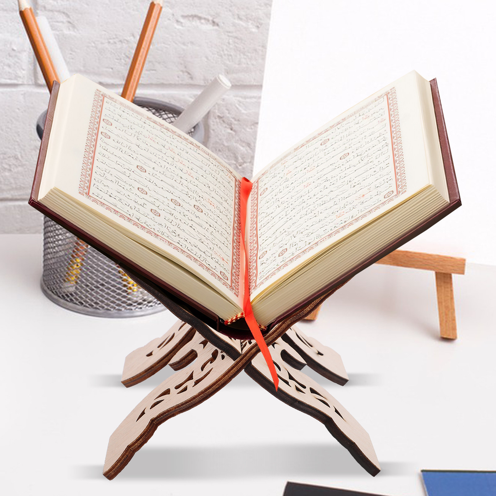 Support de lecture en bois pou - Desk Setup Shelves avis et prix
