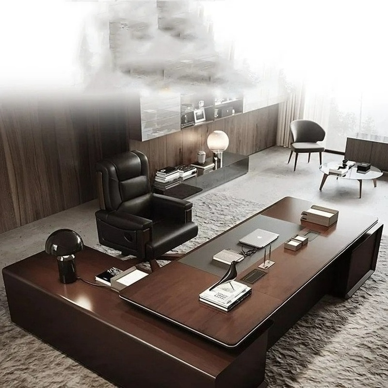 Bureau moderne rangement confi - Desk Setup With Laptop avis et prix