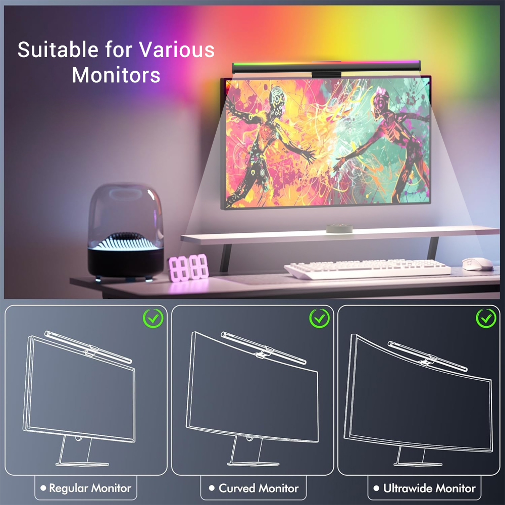 Barre lumineuse Wi-Fi pour mon - Desk Setup No Computer avis et prix