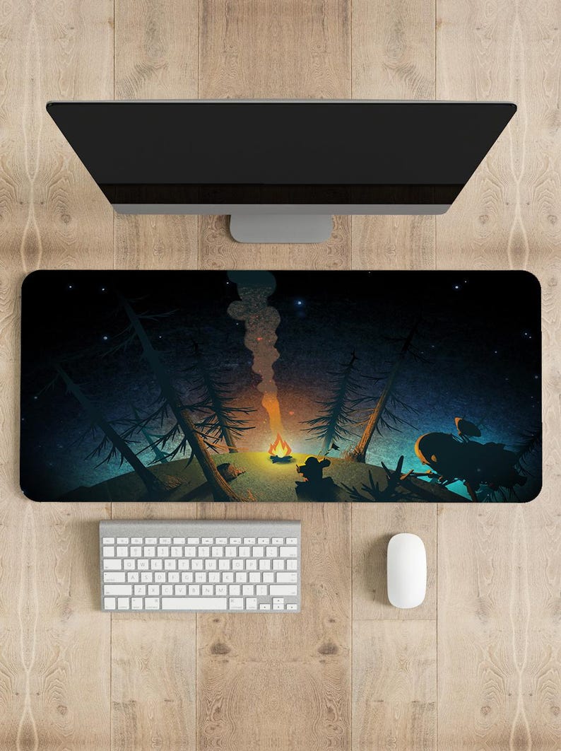 Tapis de souris extérieur Wild - Desk Setup With Laptop avis et prix