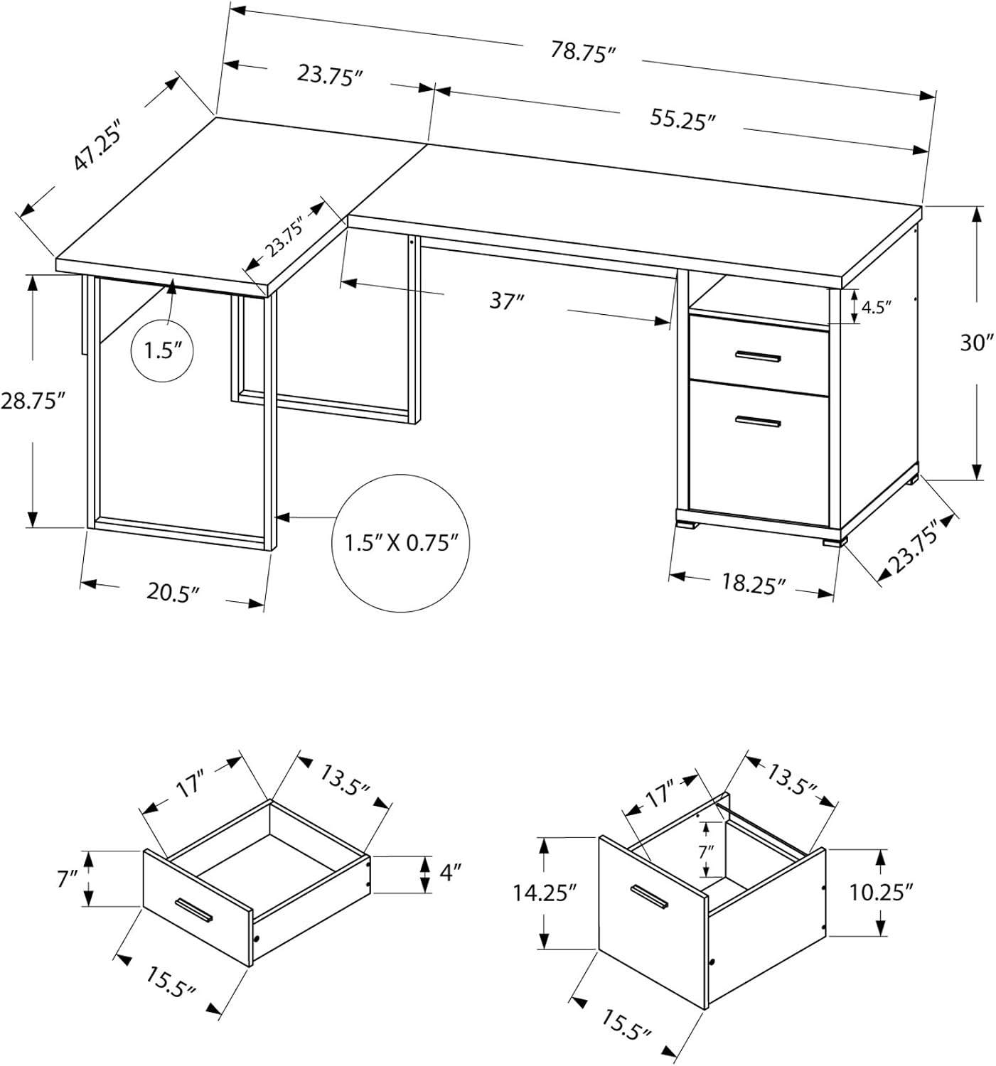 Bureau d'ordinateur I 7257, po - Desk Setup With Laptop avis et prix