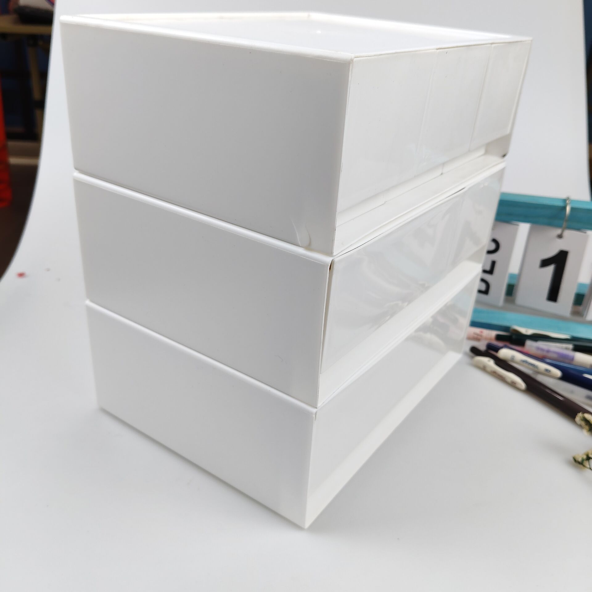Boîte de rangement de bureau,  - Desk Setup Shelves avis et prix